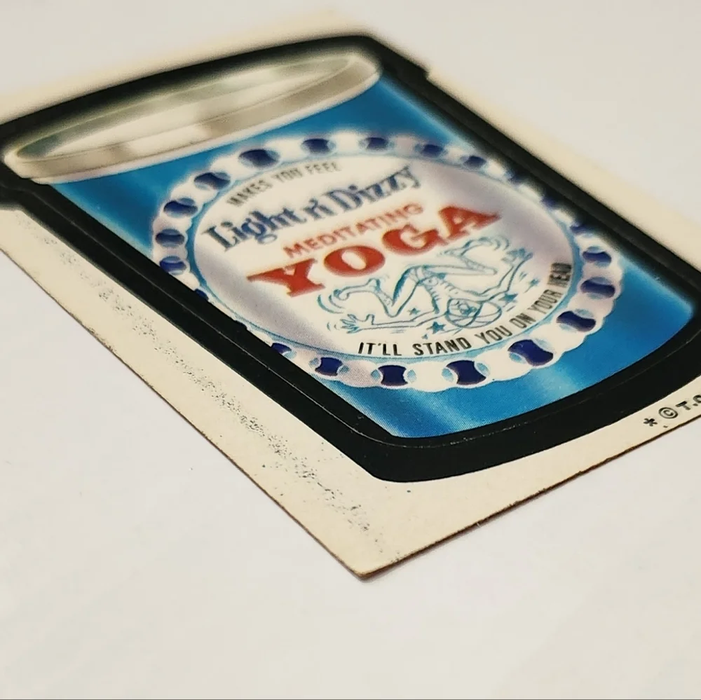 🧘‍♂️ Vintage 1973 Wacky Packages Sticker - 